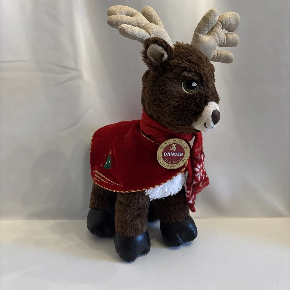 2014 Build A Bear Plush Dancer Team Santa Christmas Reindeer 16